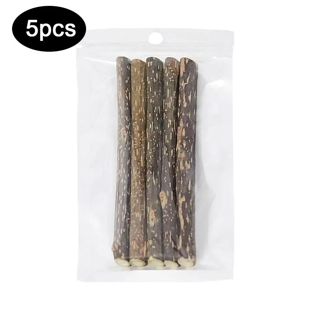 5-Pack Natural Catnip Dental Chew Sticks for Cats – Healthy Molar Cleaning Cat Toys & Treats