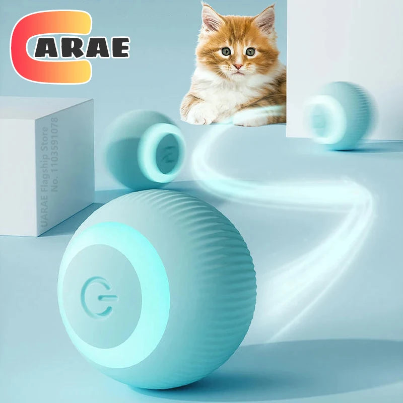 Smart Cat Interactive Rolling Ball – Electric Automatic Toy with Rotation for Indoor Play & Exercise