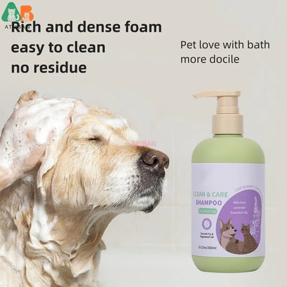 ATUBAN Hypoallergenic Dog Shampoo & Conditioner with Probiotics, Royal Lavender Scent - Odor Neutralizing Formula