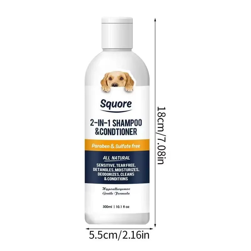 ATUBAN Hypoallergenic Dog Shampoo & Conditioner with Probiotics, Royal Lavender Scent - Odor Neutralizing Formula